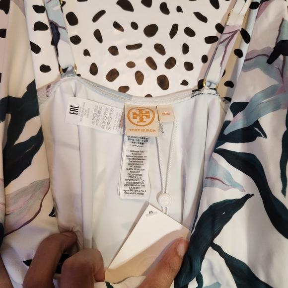 Tory Burch Front Knot One-Piece floral palma – Size Medium NWT - Picture 4 of 7